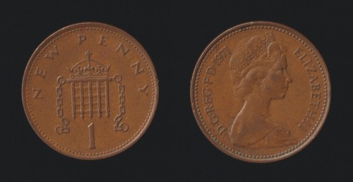 Regno unito new penny - 1971,