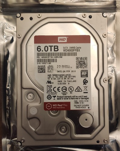 Hard disk hdd 6tb red - 6tb, wd