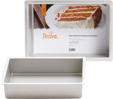 , 0062646 Teglia Professionale Rettangolare 20 X 30 X 7,5 Cm, in Alluminio Anodi