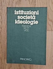 ISTITUZIONI SOCIETA' IDEOLOGIE | Franchi/Ricci/Vigli, Principato 1988
