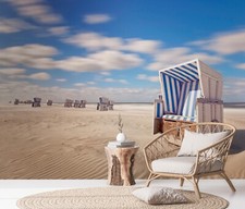 Fotomurali Sedia Spiaggia Mare