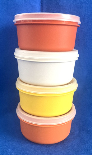 Vintage tupperware set 4 - vintage, of
