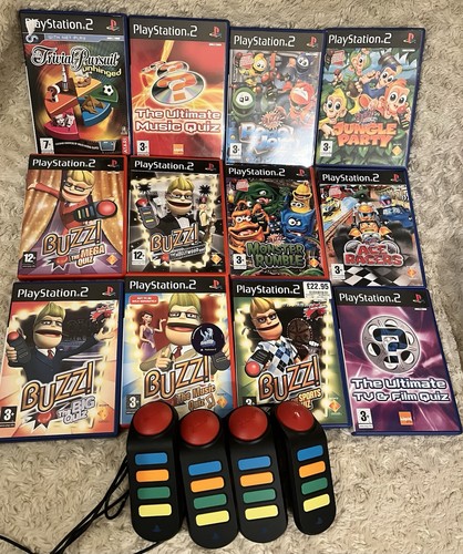 Ps2 buzzers buzz quiz - ps2,