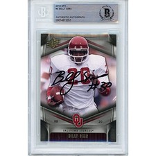 Billy Sims Signed 2012 Upper