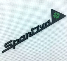 Metal Sportiva Sticker Alfa