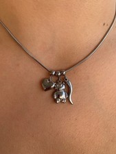 Collana Ciondoli Cuore Orsetto