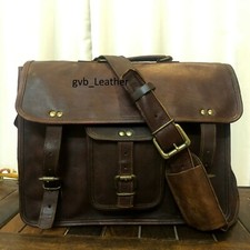 Borsa da uomo vintage marrone
