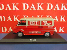 Die cast 1/43 Modellino Furgone Assistenza Rally Fiat 242 FSO Team 1983