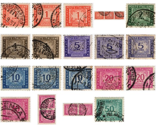 Segnatasse 1947 filigrana