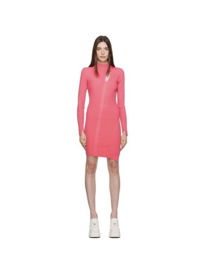 Abito maglione versace rosa - abito,
