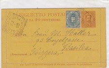 Intero Postale Regno Biglietto