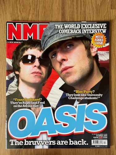 Oasis nme april - oasis,