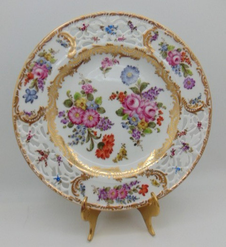 Meissen piatto reticolato - meissen,