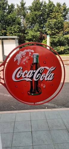 Insegna muro coca cola - insegna,