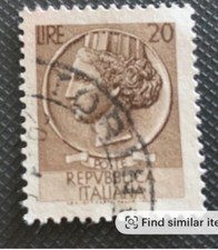 FRANCOBOLLO ITALIA ''20 LIRE''