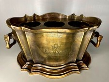 Golden Wine Cooler BOLLINGER champagne 1872 TROFEO SOLO PER VINCITORI SECCHIELLO GHIACCIO