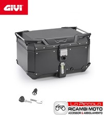 GIVI TREKKER OBKEV58B VALIGIA MONOKEY 58 LT IN ALLUMINIO NERO CON SERRATURA