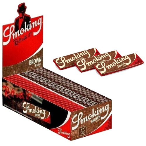 Cartine smoking marrone corte - smoking,