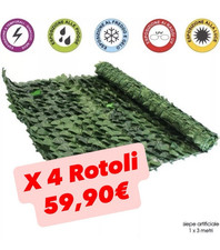 SIEPE SINTETICA 4 ROTOLI 1x3