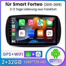 Per Mercedes Benz Smart Forfour Fortwo 453 Android 13 Carplay Autoradio GPS DAB