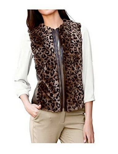 Gilet pelliccia web look - di,