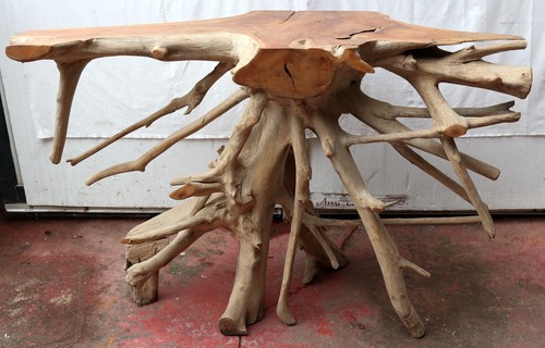 Consolle radice teak - di,