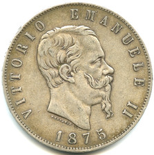 Italia 5 lire argento Vittorio