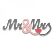 Sizzix Thinlits   -  Fustella per Big Shot Mr.and Mrs