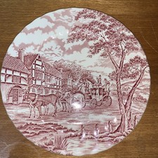 Piatto rosso bianco Myott