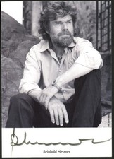 Reinhold Messner autografo
