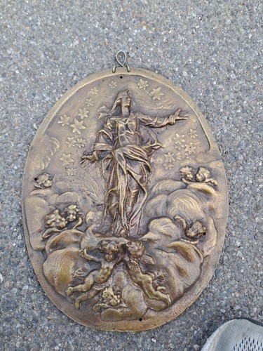 Grande placca bronzo - placca,
