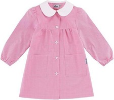 Grembiule siggi scuola quadretti rosa senza ricamo