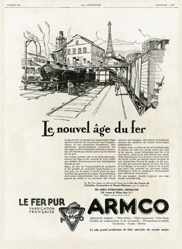 Fer pur armco annonce - "fer, armco"
