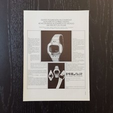1974 Pulsar watch - Original AD Pubblicità Vintage Advertising