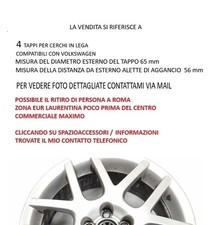 4 TAPPI COPRIMOZZO VOLKSWAGEN