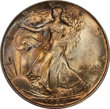 1944 MS65 Walking Liberty