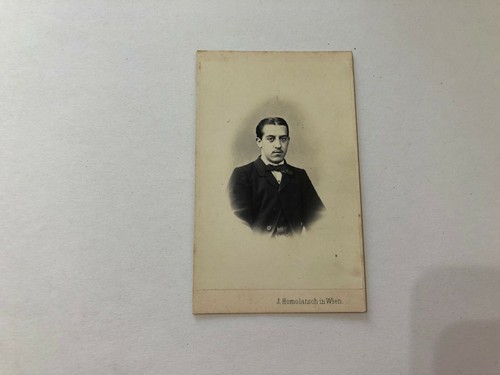 Cdv foto ritratto - cdv, nobiluomo