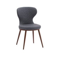 Set 4 Sedie mod. LONDRA in similpelle colore Grigio - Spedizione Gratis