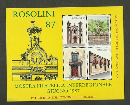 Foglietto ipzs italia - italia, 1987