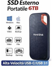 SSD Esterno Portatile 6TB USB