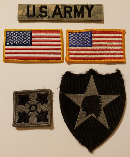 Lotto misto toppe us army - misto,
