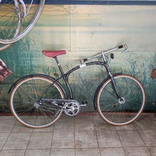 Bicicletta artigianale “Romano” stile cruiser decorata a mano
