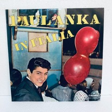 PAUL ANKA PAUL ANKA IN ITALIA LP 12" 33 RPM COLUMBIA 33 QSX 12041 ITALY