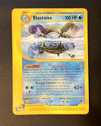 Blastoise 004 165 expedition - blastoise, 004/165