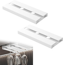 2 Pezzi Porta Bicchieri Sospesi, Nessuna Perforazione Richiesta