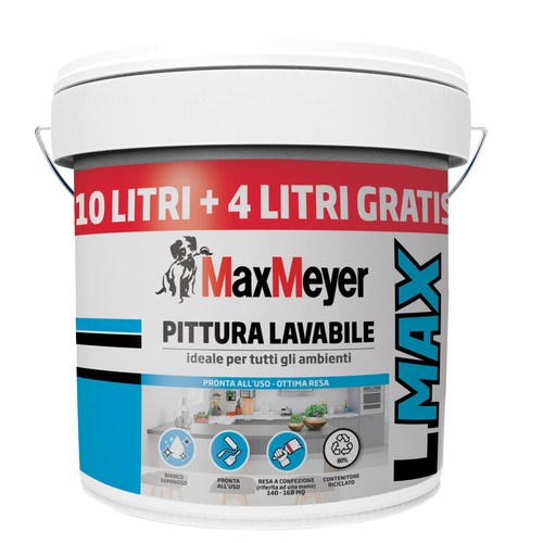 Pittura lavabile max bianca - lavabile,