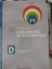 Lineamenti di matematica. Modulo D. Probabilità. Statistica. Informatica: prima