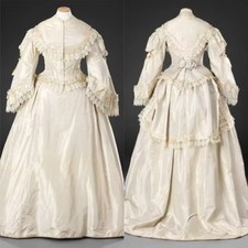 Abito da sposa vittoriano 1885