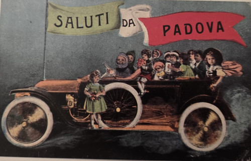 Cartolina padova saluti - cartolina,