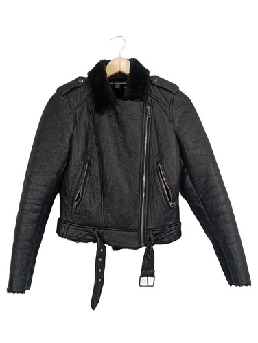 Zara trf giacca pelle donna - giacca,